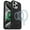 Black, variant on OtterBox iPhone 15 Pro MAX Commuter Series Case - MagSafe Edition - Green, Slim & Tough, Pocket-Friendly, with Port Protection - Get Your Greens