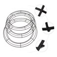 thumbnail image 4 of 3pcs 16 Inch Round Macrame Garland Hoop Wreath Frames Metal Wire Iron Wreath Making Forms Christmas Wreath Stand, 4 of 11