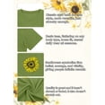 thumbnail image 4 of Anbech Sunflower Shirts for Women Graphic Tee Ladies Patriotic Tee Shirt Christian Top Short Sleeve, 4 of 8