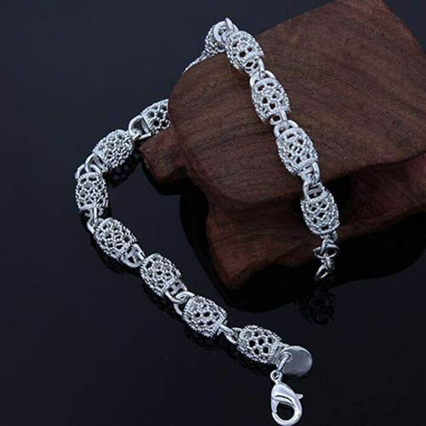 Pulsera para mujer, regalo para mujer, pulsera de joyería para mujer, regalo único, pulsera de cadena vacía con hebilla, adecuada para niñas y mujeres, regalos de joyería, pulsera.