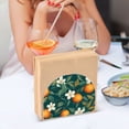 thumbnail image 3 of Yayeee Napkin Holder for Table Kitchen Paper Tissue Organization, Floral Orange Pattern, 3 of 8