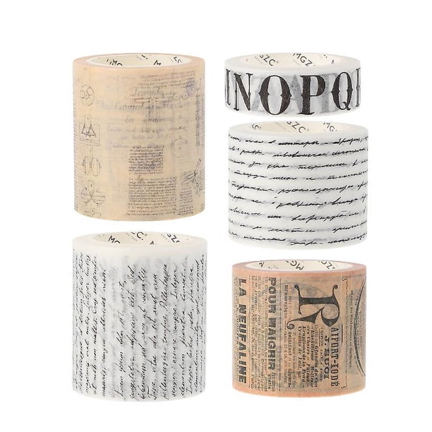 5 rollos de pegatinas para álbum de recortes.