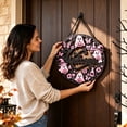thumbnail image 4 of Halloween Ghost Welcome Hanging Sign, Halloween Decorations With Cute Ghost and Jack O Lantern, Front Door & Porch Halloween Ornament for Home Spooky Season Indoor Outdoor,10x12Inch, 4 of 5