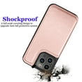 thumbnail image 6 of Njjex For Apple iPhone 15,15 Pro,15 Plus,15 Pro Max 5G Wallet Case, iPhone 15 6.1" PU Leather Case,Luxury Slim Folio Flip Kickstand Shockproof Cards Holder Wallet Case Cover -Rose Gold, 6 of 8