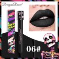 thumbnail image 3 of Waterproof Matte Black White Lipstick 12 Color Lasting Pigment Green Purple Liquid Lipstick Christmas Halloween Lip Gloss Makeup, 3 of 5