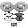 thumbnail image 3 of PowerStop Front Z36 Truck & Tow Carbon-Fiber Ceramic Brake Pad and Drilled and Slotted Rotor Kit Fits: LAND ROVER Select Models K4701-36, 3 of 9