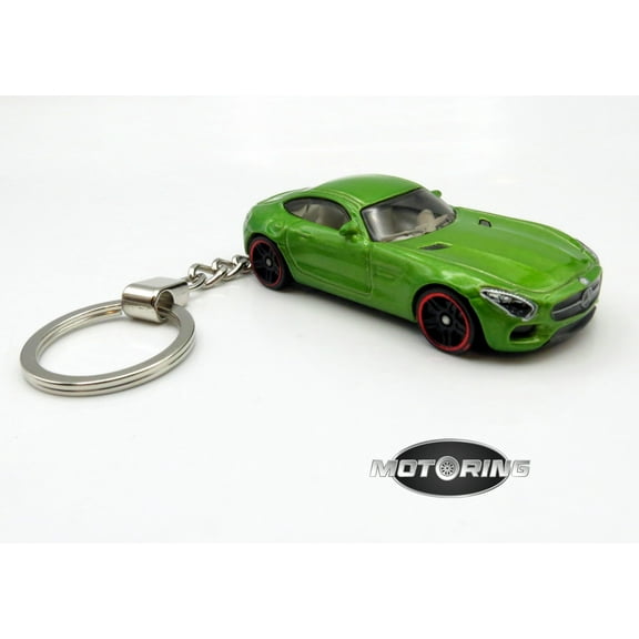 Mercedes AMG GT Green Car Rare Novelty Keychain 1:64 Diecast