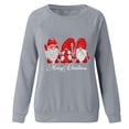 thumbnail image 4 of Sudadera de manga larga con estampado navideño informal con cuello redondo para mujer a la moda Fridja  ghj987+4312, 4 of 5
