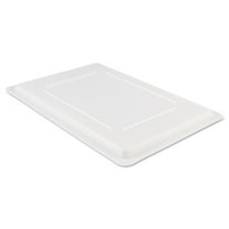 Rubbermaid Commercial Food/Tote Box Lids, 26 x 18, White, Plastic, Each