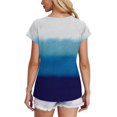 thumbnail image 6 of Womens Summer Tops Casual Short Sleeve Shirt Women Womens T Shirts Tie Dye Top Plus Size Tee Shirts for Women Cotton, 6 of 8