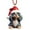 G, variant on KCEHTA Dog Ornaments for Christmas Tree, Christmas Dog Ornaments, Cute Christmas Tree Hanging Ornament Dog Themed Christmas Birthday Party Home Decorations