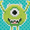 Mike Wazowski Fun, variant on Diamond Painting Kit Intermed Mickey
