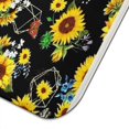 thumbnail image 5 of Floral Dish Drying Mat for Kitchen with Sunflower Print Microfiber Counter Pad Foldable Absorbent 16x18 Inch, 5 of 7