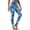 Blue Horse Camo, variant on SCRAWLGOD High Waisted Leggings Women Yoga Pants Sea Turtle Jellyfish Teal Buttery Soft, Tummy Control, Butt Lifting, No See Through, 4-Way Stretch, for Pilates Gym Errands, X-Small
