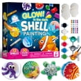 thumbnail image 3 of Joyfy 12pcs Sea Shell Painting Kit for Kids, Glow in the Dark Painting Set for Toddler Activities ,Halloween Birthday Gift for Boy Girl Ages 6 Up, 3 of 9