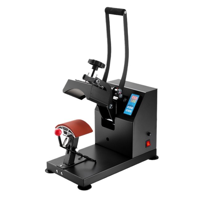 Hat Cap Heat Press 5.5 X 3.5 Heat Transfer Stamping Sublimation Machine Digital Display Clamshell Advertising ,Easy to Use