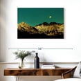 thumbnail image 3 of Elephant Stock Golden Mountain Range Wall Art - Horizontal Canvas Wall Art - Living Room Wall Decor - Nature Canvas - Black And Teal Decor - 36" x 24", 3 of 8