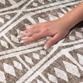 thumbnail image 3 of Addison Rugs Dream Shag Premium Machine Washable Transitional Tribal, Boho Brown Runner Rug, 2'3" x 7'6", 3 of 8