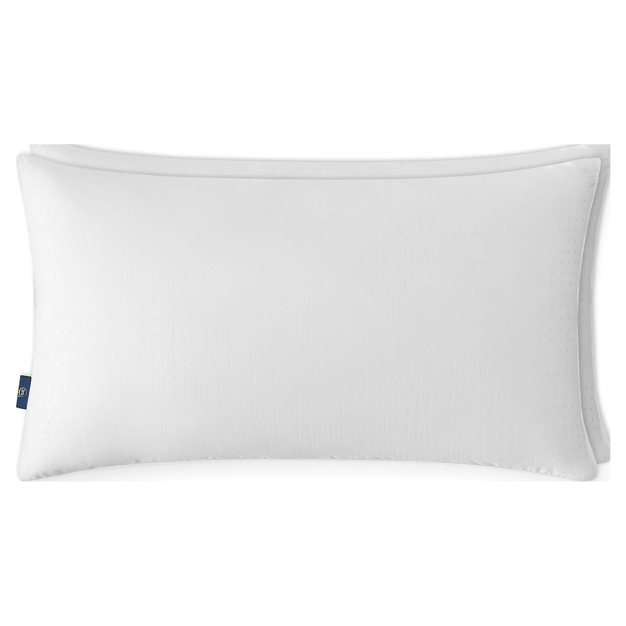 Sertapedic Won't Go Flat Bed Pillow, King, 2 Pack