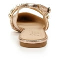 thumbnail image 3 of Jewel Badgley Mischka Womens Bambi Embellished Faux Leather Slingbacks, 3 of 3
