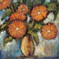 thumbnail image 3 of Tina 15x15 Black Modern Framed Museum Art Print Titled - Orange Poppies I, 3 of 5