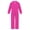Hot Pink, variant on Kids Cargo Overalls Mechanic Work Suit Cotton Long Sleeve Button Down Jumpsuit Party Dress Up Casual Daily Wear Red 8