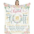 thumbnail image 1 of LHSHID 100th Birthday Gifts for Women 100th Birthday Decorations Gifts for 100th Birthday Happy 100th Birthday Gifts Best 100th Birthday Gift Ideas 100 Year Old Gifts for Mom Grandma Blanket 60x80in, 1 of 6