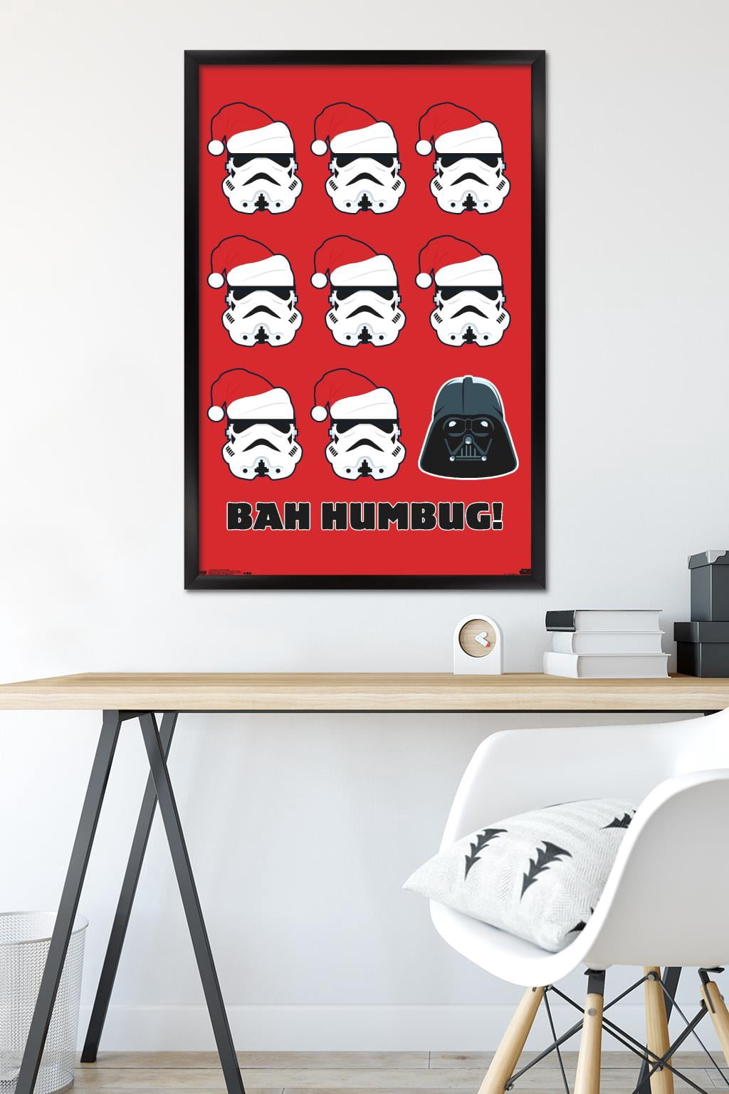 Star Wars: Saga - Bah Humbug Wall Poster, 22.375" x 34" Framed