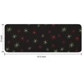 thumbnail image 7 of Black Christmas Star Pattern Kitchen Rug Mat,Kitchen Runner Rugs Non Skid Washable,Decorative Kitchen Floor Mats for Kitchen,Sink,Laundry,17"x47.2", 7 of 7