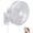 White Frame/White Blades, variant on 8.5-Inch Quiet Wall-Mounted Oscillation Fan with Remote & Timer, 4-Speed Adjustable for Small Bathrooms, Indoor Bedroom Cooling for RV, Adjustable Tilt, 5.92 ft Cord, Garage Cooling Fan for Home