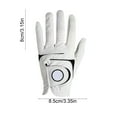 thumbnail image 3 of HengDidi Left Handed Golf Gloves with Slip Resistant Grip, Premium Lambskin Leather for All Season Comfort, Breathable Design Durable for Outdoor Sports Use, 3 of 6