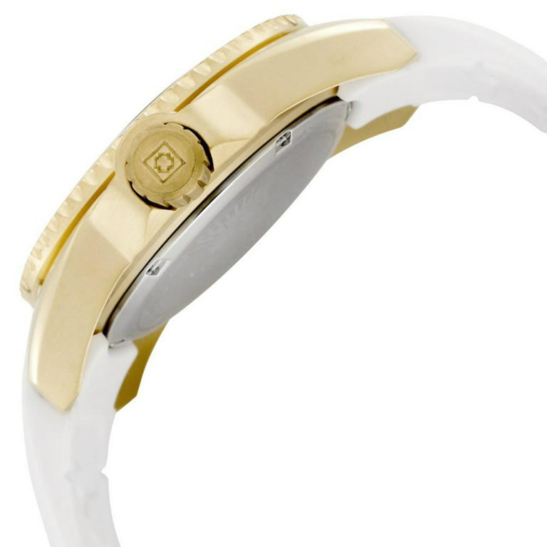 Invicta Womens Angel Quartz 3 Hand Dial Watch - White