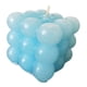 thumbnail image 1 of Velas de burbujas en forma de cubo 2 piezas color azul para todas tus reunioes y eventos creando un ambiente ideal, 1 of 4