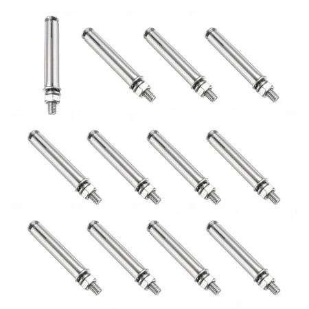 

Uxcell 12Pcs M6 x 70mm Expansion Screw Bolts Sleeve Anchoring Fastener for Wall Concrete Brick Walls Drywall Silver