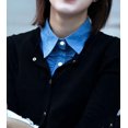 thumbnail image 2 of YooGuoGuo Denim Fake Collar Detachable Blouse Dickey Collar Half Shirts Faux False Collar for Women & Girls Favors, 2 of 8