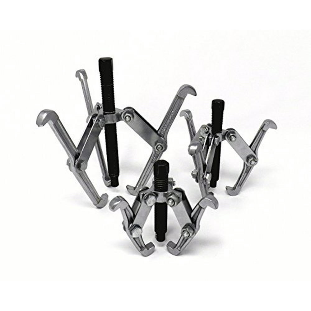 iit 51050 3 jaw gear puller set, 3 piece universal gear puller set /w 4