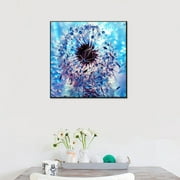Ueasy 5D Diamond Painting Kit Flowers Diamond Painting Dandelion Diamond Art Kit for Adults Paint by Number Kit Home Decor Craft Kit