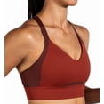 thumbnail image 2 of Women's Brooks 350082 Drive Interlace Sports Bra (Copper/Run Raisin 32C/D), 2 of 6