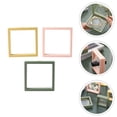 thumbnail image 2 of FRCOLOR Transparent Box 3Pcs Anti-oxidation Jewelry Box Portable Storage Box Transparent Display Box,4.33"X4.33"X0.98", 2 of 4