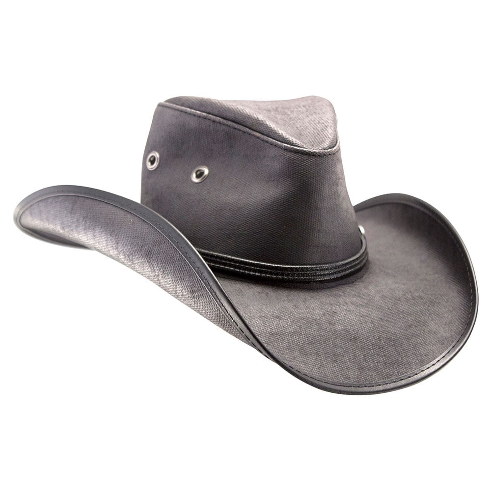 American Hat Makers Stockade Leather Top Hat