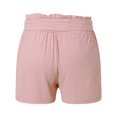 thumbnail image 5 of Women's High Waisted Baggy Shorts for Bowknot Belted Elastic Summer Beach Baggy Dressy Casual Womens Jorts with Pockets S-2XL, 5 of 9
