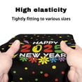 thumbnail image 7 of HELLHERO Colorful Floral New Year Theme Walker Seat Cover Reusable Breathable Seat & Backrest Covers and Walker Protection for Seniors, 7 of 7
