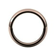thumbnail image 2 of 10k Rose Gold Half Round 5mm Comfort-fit Half Round Comfort-Fit Band Size 10 Ring for Women and Men, 2 of 2