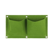 Vertical Wall Planter with Pockets 10-Shapes Felt Hanging Garden Growing Bag Indoor/Outdoor Multi-Pocket Planters for Herbs Flowers Home/Office Decoration