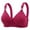 Wine, variant on TAGOLD Womens Plus Size Bra,Summer Casual Bras for Womens,Woman Color Comfortable Hollow Out Perspective Bra Underwear No Rims