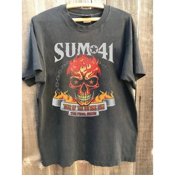 Sum 41 Band 2025 Tour Of The Setting Sum Unisex T-Shirt Classic Style S-5XL