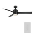 thumbnail image 6 of Axis Indoor and Outdoor 3-Blade Smart Ceiling Fan 52in Bronze with 3000K LED Light Kit and Remote Control, 6 of 7