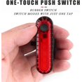 thumbnail image 4 of HUGFEGWE USB Rechargeable Bike Tail Light,Ultra Bright Cycling Taillight 4 Modes Bicycle Light,Bicycle Rear Light Night Cycling Warning Essential CJB91-54576, 4 of 7