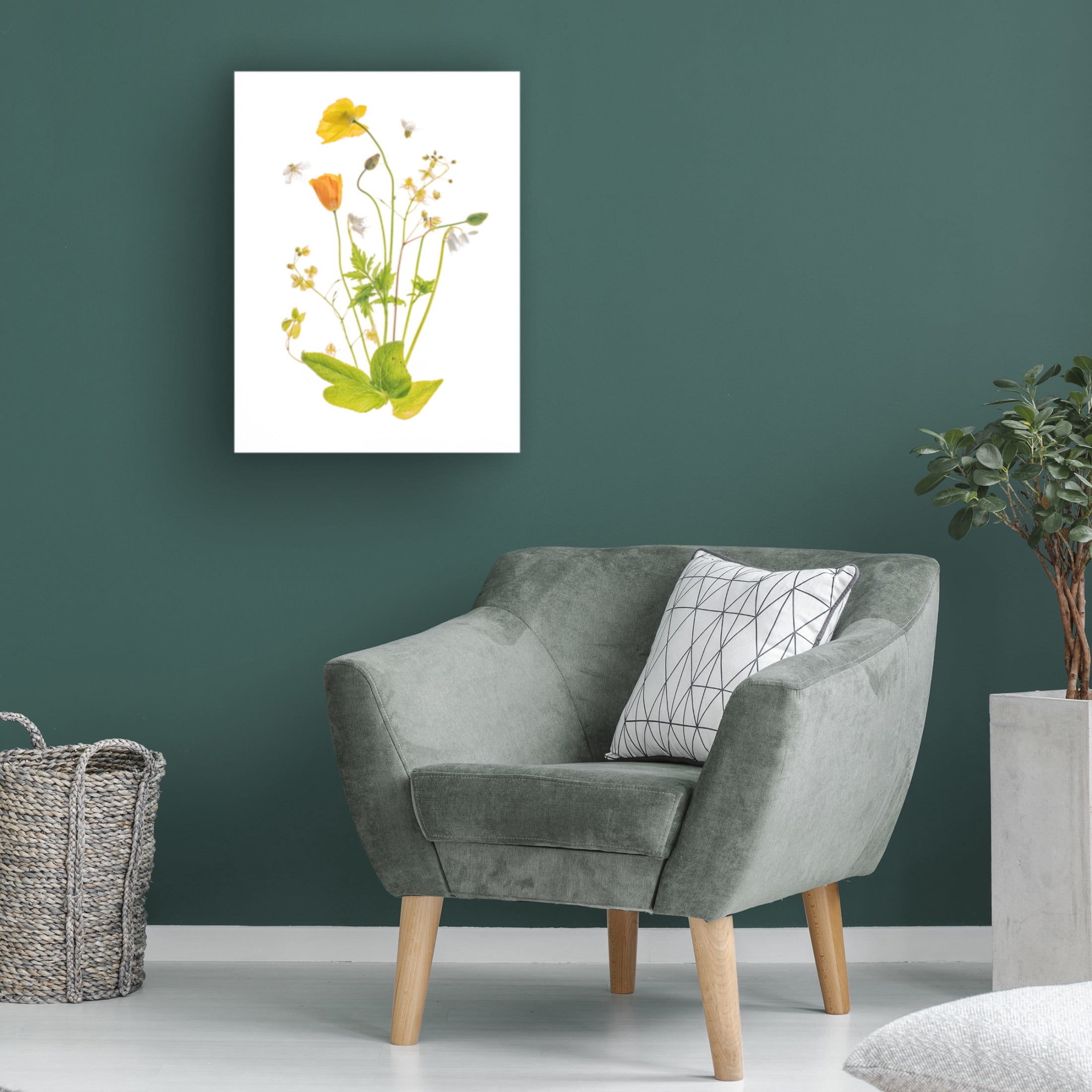 Canvas Wall Art - Sharon Williams 'Fairy Garden' Wall Art for Living Room, Bedroom, or Office Décor by Trademark Fine Art - 14 x 19 Inches