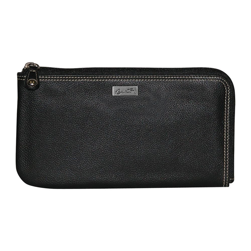 Buxton Westcott RFID LZip Expandable Wallet Black